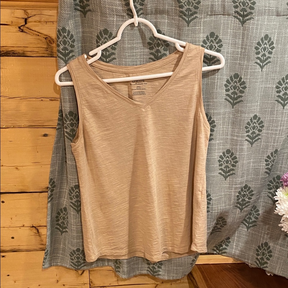 Chico’s The Ultimate Tee V Neck Tank Top
